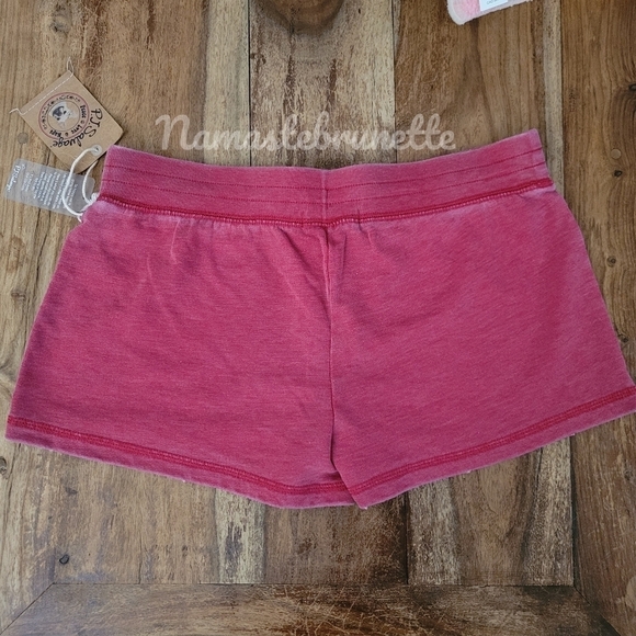 PJ Salvage Vintage Feels Embroidered Flower Lounge/PJ Shorts. NWT - Picture 6 of 11